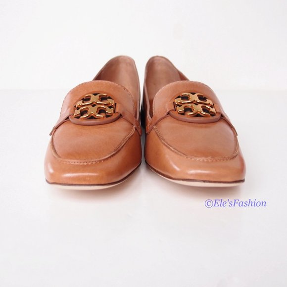 NIB Tory Burch Metal Miller 15mm Leather Loafer TAN US 7 7.5 8 8.5 9 AUTHENTIC - Picture 5 of 16